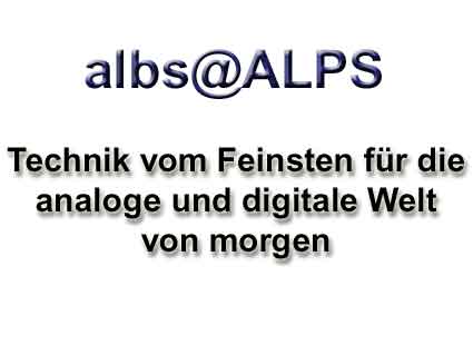 Technik vom Feinsten fr die analoge und digitale Welt von morgen